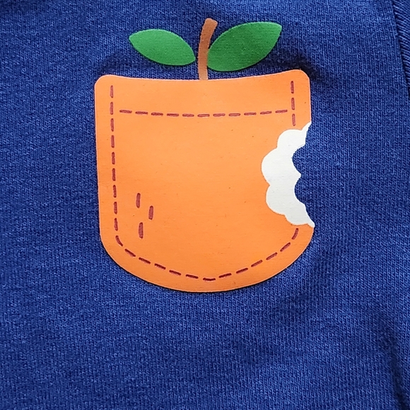 Old Navy short set pajamas Size 12-18 months Color royal blue and orange 🍊 - Picture 4 of 6